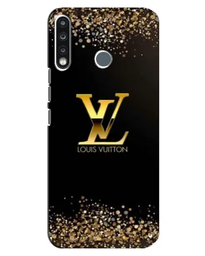 Чохол для TECNO Spark 4 з картинкою «LV — золоті іскри»