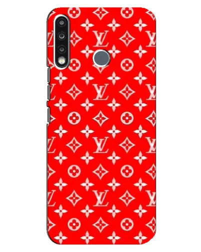 Чохол для TECNO Spark 4 з картинкою «Яскравий паттерн LV»