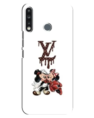 Чохол для TECNO Spark 4 з картинкою «LV та Міккі Маус»