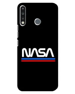 Чохол для TECNO Spark 4 з картинкою «NASA — класика Red Blue» Чохол для TECNO Spark 4 з картинкою «NASA — класика Red Blue»