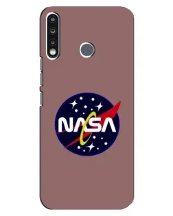 Чохол для TECNO Spark 4 з картинкою «NASA — ретро космос»