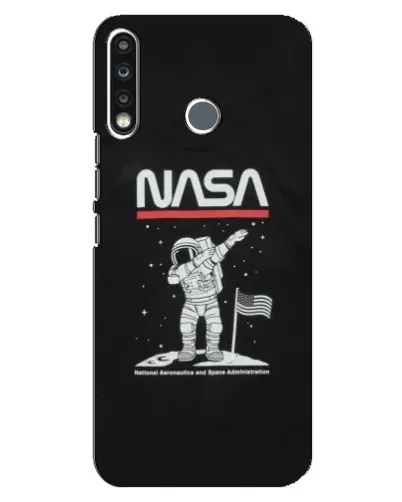 Чохол для TECNO Spark 4 з картинкою «NASA — крокуємо по Місяцю» Чохол для TECNO Spark 4 з картинкою «NASA — крокуємо по Місяцю»