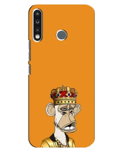 Чохол для TECNO Spark 4 з картинкою «Золота мавпа Bored Ape»