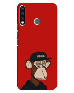 Чохол для TECNO Spark 4 з картинкою «Bored Ape — червоний фон» Чохол для TECNO Spark 4 з картинкою «Bored Ape — червоний фон»