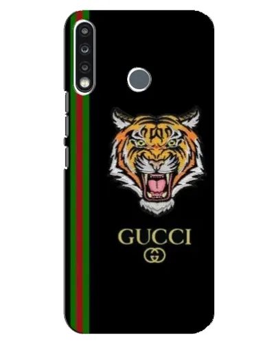 Чохол для TECNO Spark 4 з картинкою «Тигр Gucci»