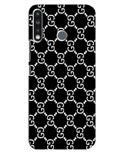Чохол для TECNO Spark 4 з картинкою «Gucci — сітчастий паттерн»