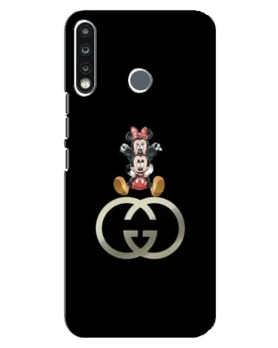 Чохол для TECNO Spark 4 з картинкою «Мінні Маус на лого»