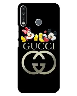 Чохол для TECNO Spark 4 з картинкою «Gucci — герої Disney»