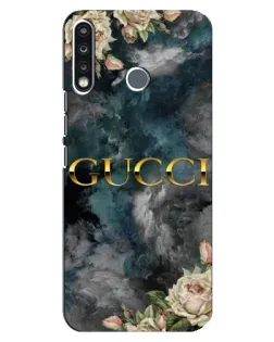 Чохол для TECNO Spark 4 з картинкою «Абстрактні квіти Gucci»