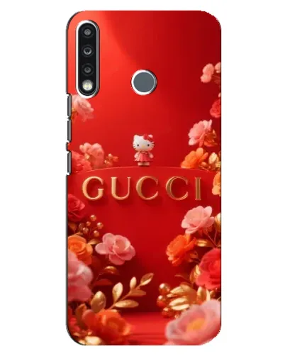 Чохол для TECNO Spark 4 з картинкою «Gucci — золотий сад»