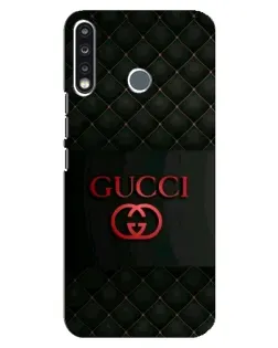 Чохол для TECNO Spark 4 з картинкою «Gucci — стьобаний чорний»