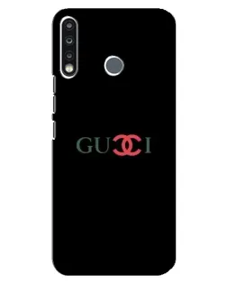 Чохол для TECNO Spark 4 з картинкою «Gucci — червоний градієнт»