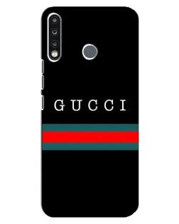 Чохол для TECNO Spark 4 з картинкою «Gucci — червоний пояс»