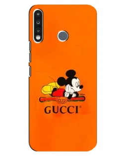 Чохол для TECNO Spark 4 з картинкою «Міккі Маус Gucci — помаранч» Чохол для TECNO Spark 4 з картинкою «Міккі Маус Gucci — помаранч»