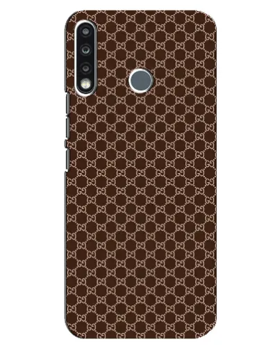 Чохол для TECNO Spark 4 з картинкою «Gucci — шоколадна сітка» Чохол для TECNO Spark 4 з картинкою «Gucci — шоколадна сітка»