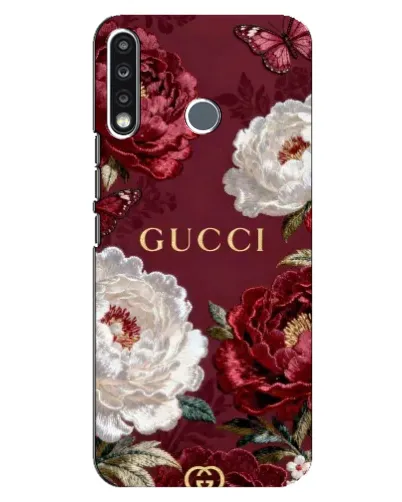 Чохол для TECNO Spark 4 з картинкою «Gucci — бордові троянди» Чохол для TECNO Spark 4 з картинкою «Gucci — бордові троянди»