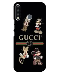 Чохол для TECNO Spark 4 з картинкою «Gucci — герої Disney та монограма» Чохол для TECNO Spark 4 з картинкою «Gucci — герої Disney та монограма»