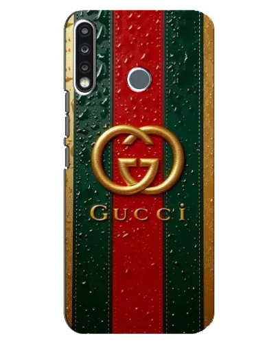 Чохол для TECNO Spark 4 з картинкою «Gucci — фірмова смуга та золото» Чохол для TECNO Spark 4 з картинкою «Gucci — фірмова смуга та золото»
