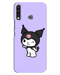 Чехол для TECNO Spark 4 с картинкой «Классическая Kuromi»