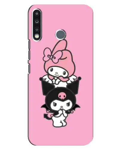 Чохол для TECNO Spark 4 з картинкою «My Melody та Kuromi» Чохол для TECNO Spark 4 з картинкою «My Melody та Kuromi»