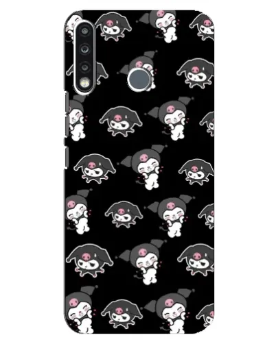 Чохол для TECNO Spark 4 з картинкою «Чорний паттерн Kuromi» Чохол для TECNO Spark 4 з картинкою «Чорний паттерн Kuromi»