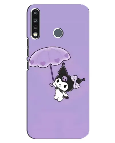 Чохол для TECNO Spark 4 з картинкою «Kuromi з парасолькою» Чохол для TECNO Spark 4 з картинкою «Kuromi з парасолькою»