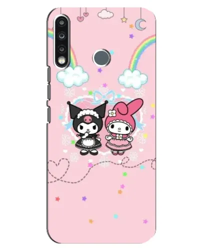 Чохол для TECNO Spark 4 з картинкою «My Melody та Kuromi» Чохол для TECNO Spark 4 з картинкою «My Melody та Kuromi»
