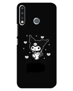 Чехол для TECNO Spark 4 с картинкой «Черная Куроми»