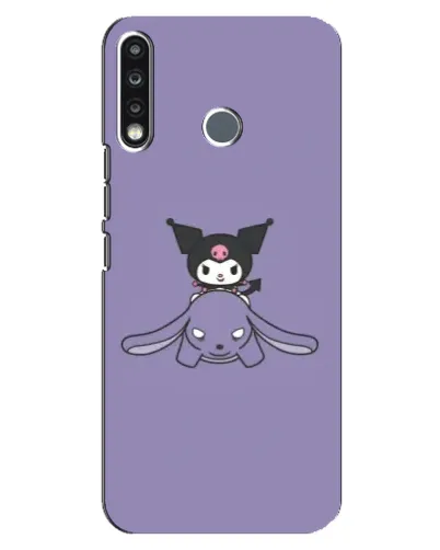 Чохол для TECNO Spark 4 з картинкою «Kuromi на ліловому фоні» Чохол для TECNO Spark 4 з картинкою «Kuromi на ліловому фоні»