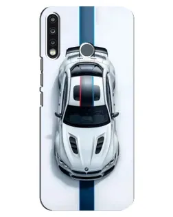 Чохол для TECNO Spark 4 з картинкою «Вид зверху — BMW M»