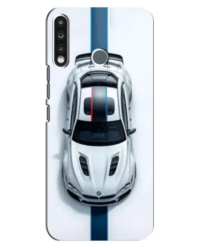 Чохол для TECNO Spark 4 з картинкою «Вид зверху — BMW M»