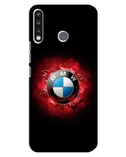 Чохол для TECNO Spark 4 з картинкою «Логотип BMW — спалах»