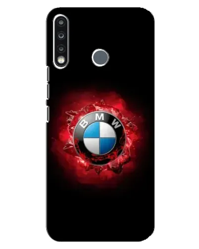Чохол для TECNO Spark 4 з картинкою «Логотип BMW — спалах»