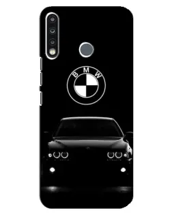 Чохол для TECNO Spark 4 з картинкою «BMW — погляд з темряви»