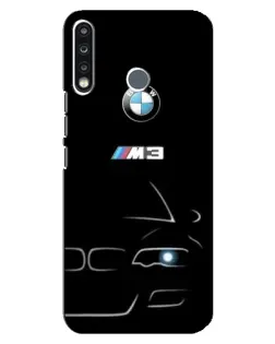 Чохол для TECNO Spark 4 з картинкою «Мінімалістичний принт BMW M3»