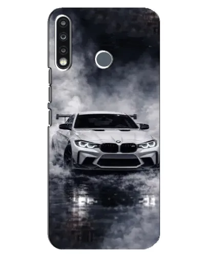 Чохол для TECNO Spark 4 з картинкою «BMW крізь туман»
