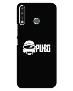 Чехол для TECNO Spark 4 с картинкой «PUBG — классический лого»