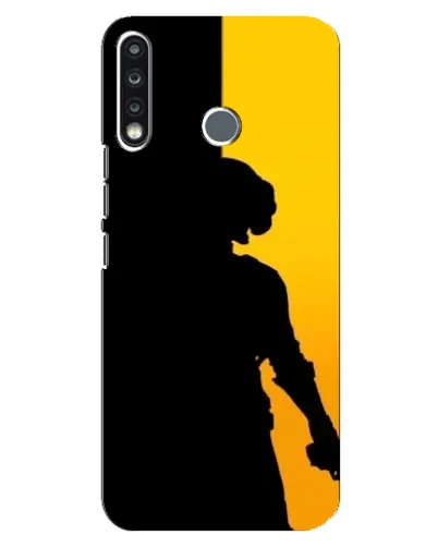 Чехол для TECNO Spark 4 с картинкой «Тень воина PUBG»