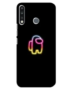 Чехол для TECNO Spark 4 с картинкой «Among Us градиент»