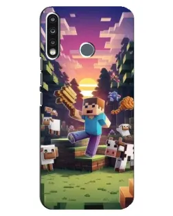 Чохол для TECNO Spark 4 з картинкою «Стів на фермі»