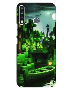 Чехол для TECNO Spark 4 с картинкой «Minecraft лесной пейзаж» Чехол для TECNO Spark 4 с картинкой «Minecraft лесной пейзаж»
