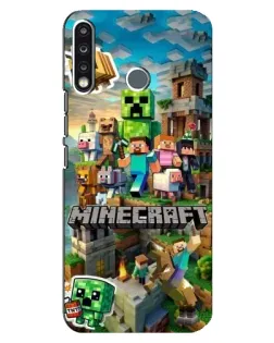 Чехол для TECNO Spark 4 с картинкой «Замок Minecraft» Чехол для TECNO Spark 4 с картинкой «Замок Minecraft»
