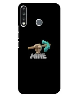 Чехол для TECNO Spark 4 с картинкой «Алмазная кирка»