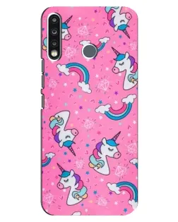 Чохол для TECNO Spark 4 з картинкою «Unicorn паттерн рожевий» Чохол для TECNO Spark 4 з картинкою «Unicorn паттерн рожевий»