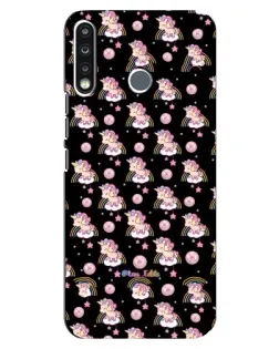 Чохол для TECNO Spark 4 з картинкою «Magic Unicorn паттерн»