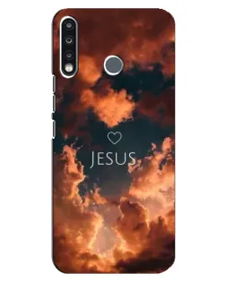 Чохол для TECNO Spark 4 з картинкою «Сяйво Імені Jesus»