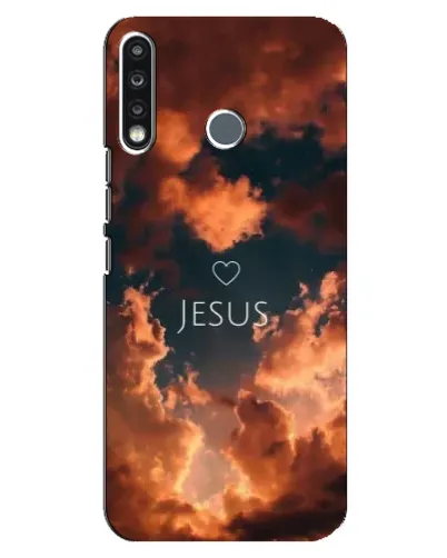 Чехол для TECNO Spark 4 с картинкой «Сияние Имени Jesus»