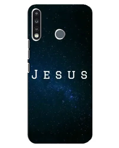 Чехол для TECNO Spark 4 с картинкой «Звездное небо Jesus»