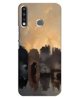 Чехол для TECNO Spark 4 с картинкой «Дорога к вере»