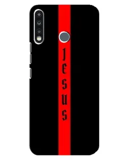 Чехол для TECNO Spark 4 с картинкой «Красная линия веры»